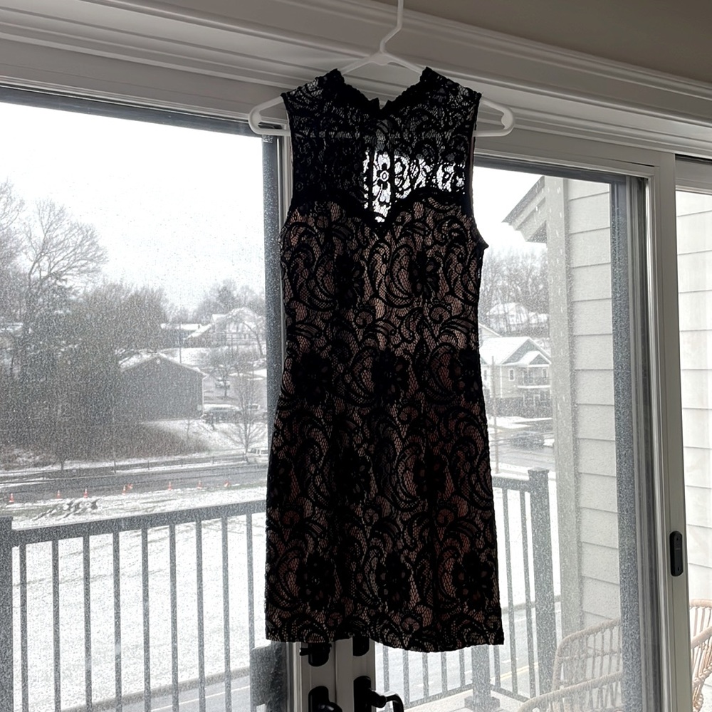 Never worn black lace dress from dolce vita